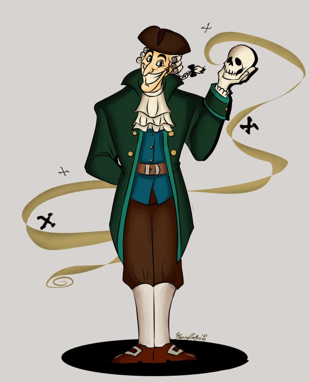 Portrait of Dr. Livesey and his pirate adventures. by Bormoglot on  DeviantArt