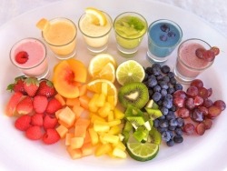 bossnmyownrite:  playboydreamz:  GOD natural fruit! Taste the rainbow! Sensational Smoothies!  Sexy shit 5