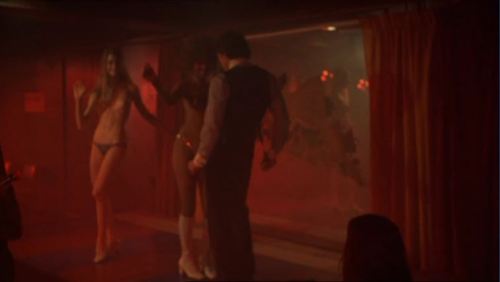 Harvey Keitel as “Charlie” dancing with “Diane” played by former Playmate Je