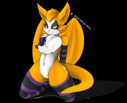 furry-hentai-and-such:  Nimbat for gothicgamer34, so cute!! 