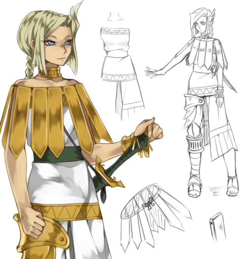 aatsuyactic: I’m really happy with miza’s design but not how I drew it oh well