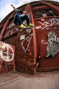 Heikkila:  Eby Ghafarian. Wallride Nollie. Brooklyn, Nyc. 2013. 