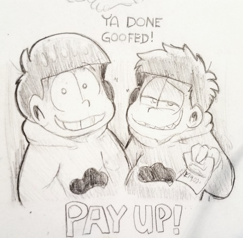 dustymatsu:parkamatsu appreciation doodles that tumblr wouldn’t let me upload