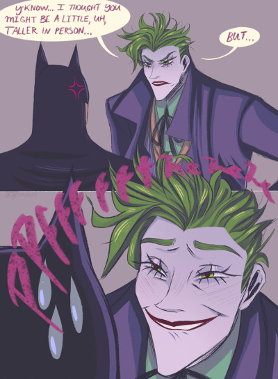 hear me out… joker’s taller than batman - Tumbex