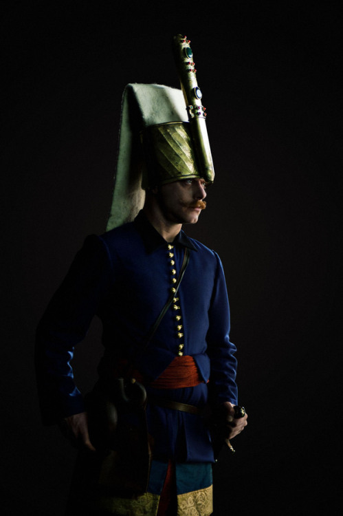 inebriatedpony:trollception:Reenactment of Ottoman janissary (Turkish: yeniceri), modeled after a fi