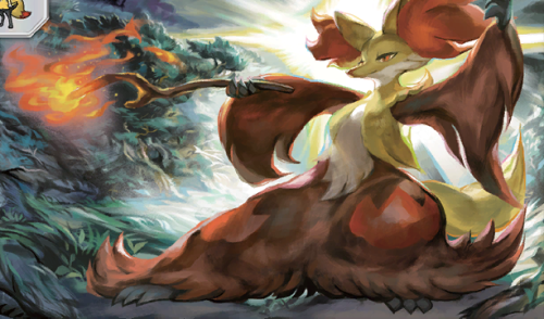 illus. kawayoo “Delphox” from Forbidden Light