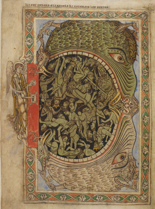 &lsquo;The Damned Swallowed by a Hellmouth&rsquo;, from &ldquo;Winchester Psalter&rd