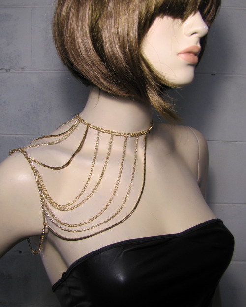 Silver or Gold plated Body chain jewelry Comes in Gold or SilverCheck out this item and more on 621f