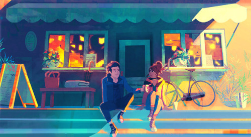 kaoridraws:They are finally on a date smh