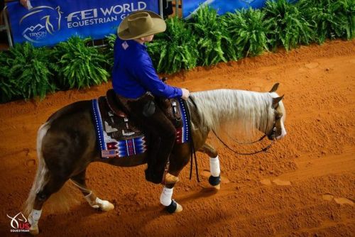 transperceneige: Tryon World Equestrian Games 2018 - reining | © USEF Team USA keeps its World 