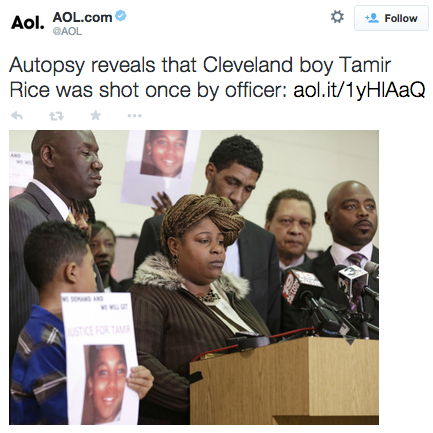 socialjusticekoolaid:   Tamir Rice Death Declared Homicide In Newly Released Autopsy