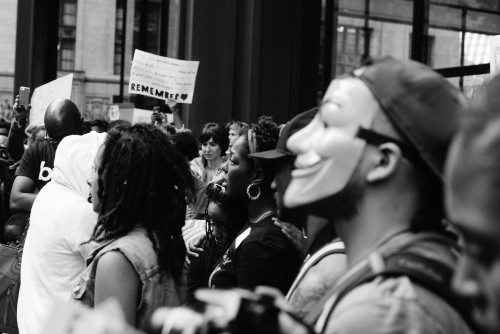  Black lives matter! Yesterday in Chicago. Photo by lawrence agyei. 