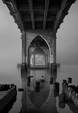 fotografiae:  Under The Bridge bw by harderjah.