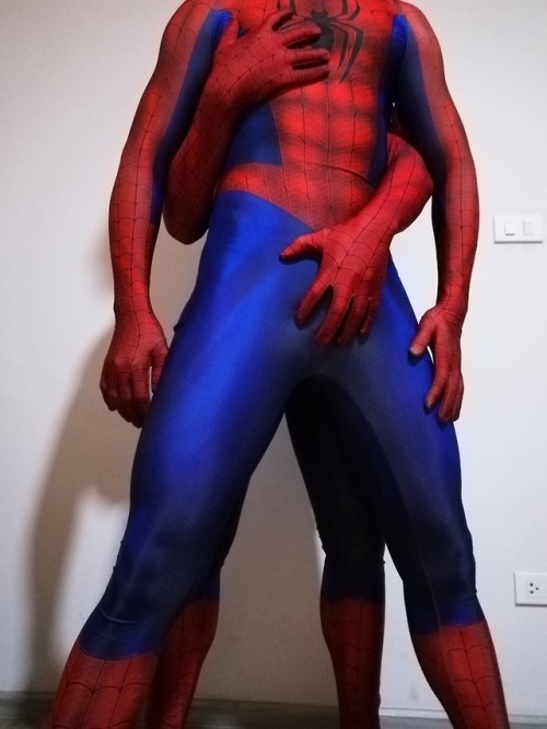 lycra-uniform: Spiderman