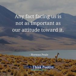 thinkpositive2:  Any fact facing us is not