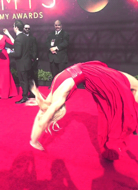 rejectedprincesses:  veronicaneptunes:  Stunt Women, Jessie Graff, owning the Emmys