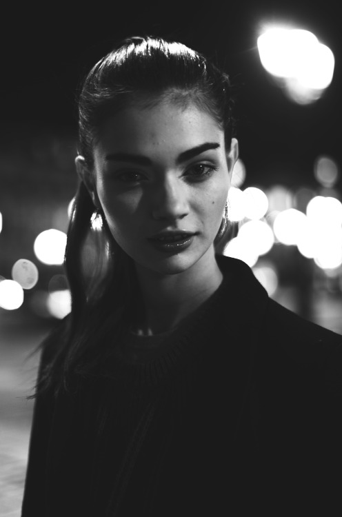 carolinelevybencheton: Beautiful Antonina after Alexis Mabille Couture show, picture shot by me