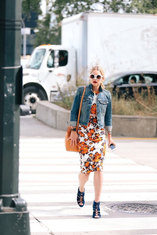 topshop:  Doubling up never looked so good in a cute floral co-ord.