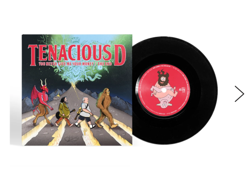 I was beyond honored to illustrate the new @tenaciousd record cover for their Beatles charity tribut