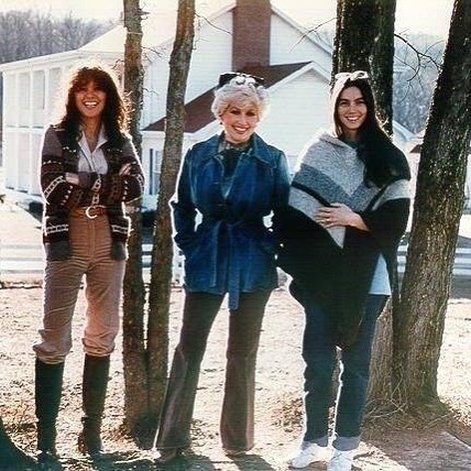 The Trio: Linda Ronstadt, Dolly Parton and Emmylou Harris.