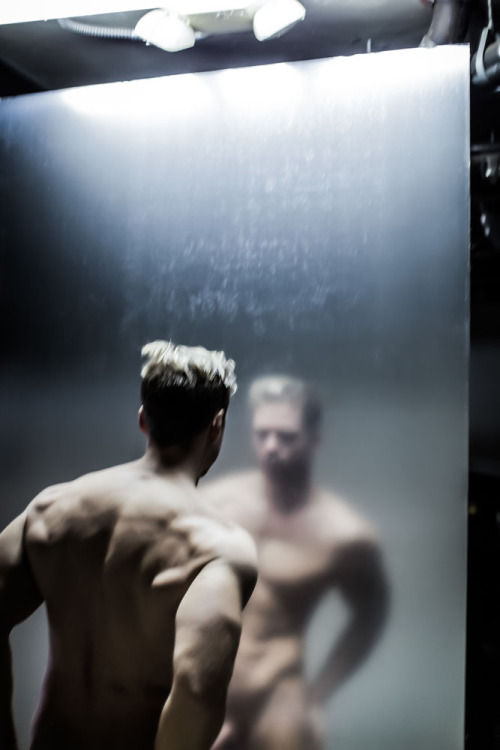 “FOILED” (reflection and fog) a study on the american hero.  perception is everything. model : steven edward dehler photographed by Landis Smithers