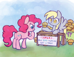 dawnf1re: Derpy finally has her breakthrough as a salespony. patreon request :&gt; enjoy! 