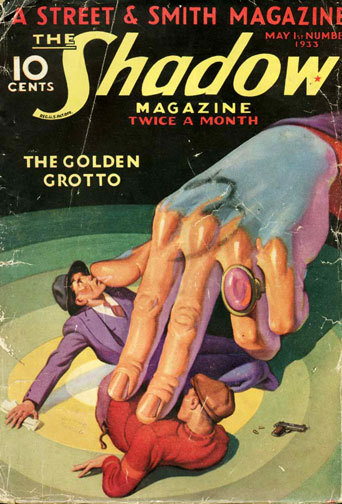 theshadow365:May, 1933Shadow Case File #29Its interesting to note where the pulp version of The Shad