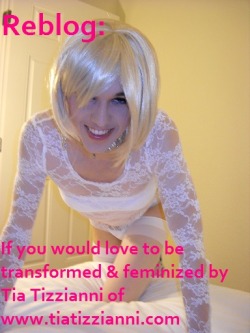 tiatransformsbottoms:  Hey this is Jazii transformed and feminized by Tia Tizzianni. Would you rather be a transformed gorgeous Sissy USED in the bedroom like Jazii above….OR in the shower like Jazii below? Who do you know needs a transformation and