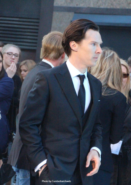 cumberbatchweb: Benedict Cumberbatch at the Star Trek #IntoDarkness world premiere in London on 2 Ma