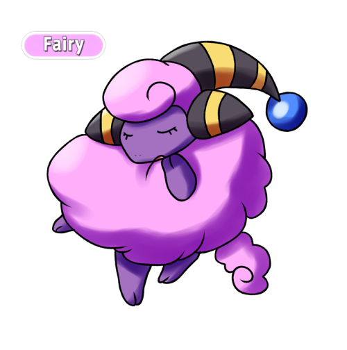 179 - ShaleepComfy Pokemon“Its wool is lighter than air, allowing it to float about. A pheromone wit