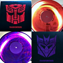 guldsevinyl:  Transformers: The Movie – Original Motion Picture Soundtrack 2xLPRed &amp; purple vinyl reissue || Legacy Recordings 2015