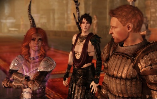 I love how pissed off Saorise looks here and how &lsquo;ohhhhhhh shit&rsquo; Alistair looks. 