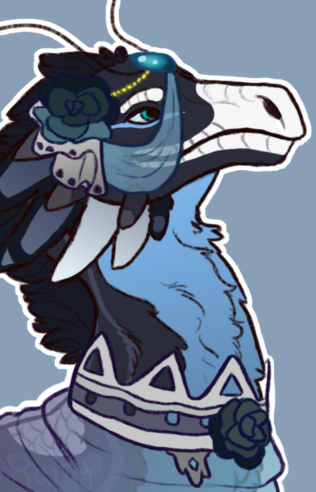 tiger-chicken: Another commission~~ This gal is Onomaris and boy does she work her tert.  I love it!