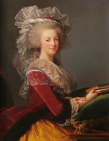 vivelareine:Various 18th-century portraits of Marie Antoinette wearing red.