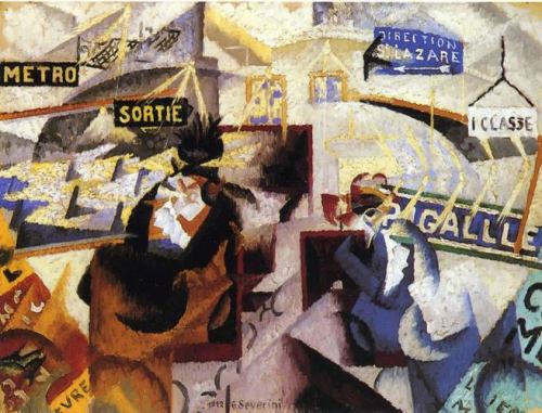 The north-south, 1912, Gino Severinihttps://www.wikiart.org/en/gino-severini/the-north-south