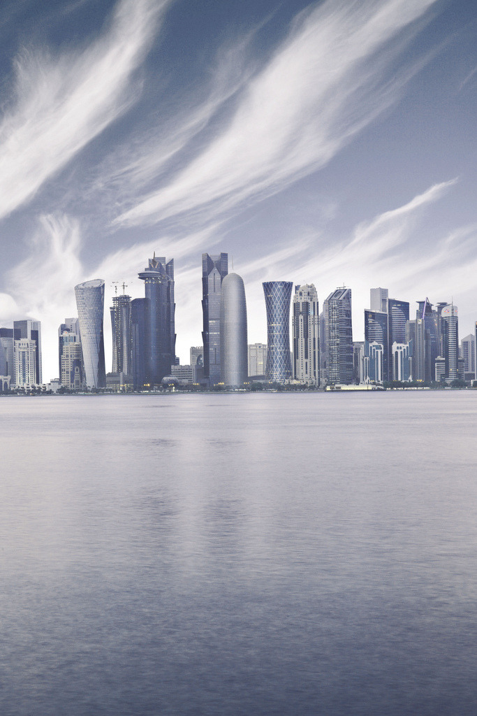 travelingcolors:  Doha Skyline | Qatar (by Anthony Buenafe) 