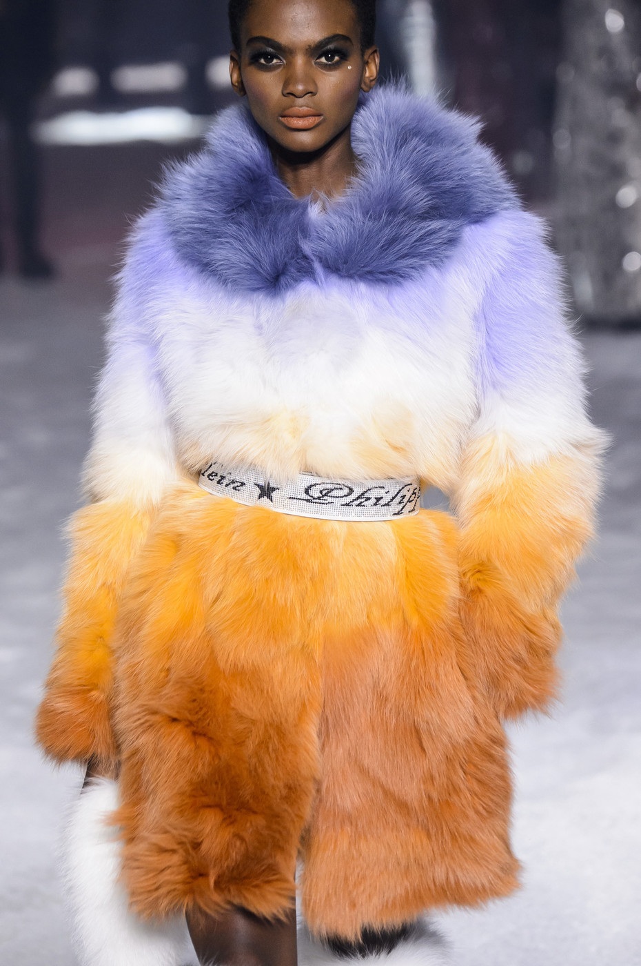 midnight-charm:    Aubé Jolicoeur at  Philipp Plein Fall / Winter 2018