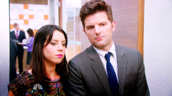 mindynovak:  vixleonard:  Favorites of 2013: Eight Friendships - April and Ben, “Parks and Recreation” (2/8)  #April and Ben are two angry cats who married happy puppies 