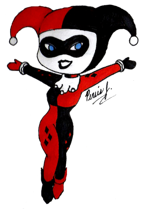 Old Drawing Of Chibi Harley Quinn.