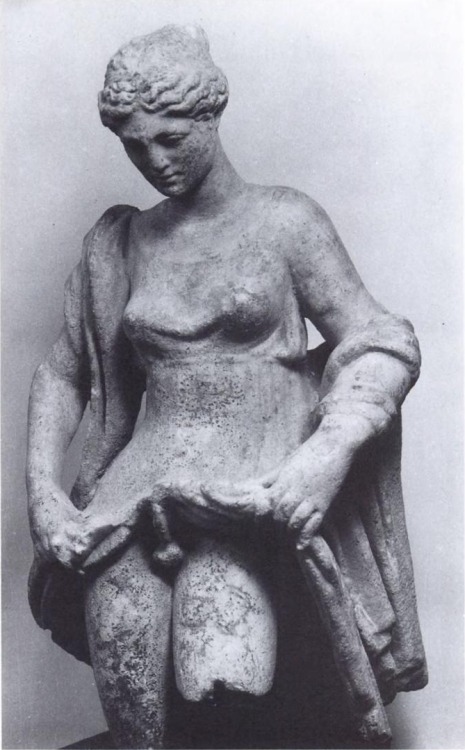 homosexualityandcivilization: [Picture: Anasyromenos statuette, ancient Roman in origin. Artist unkn
