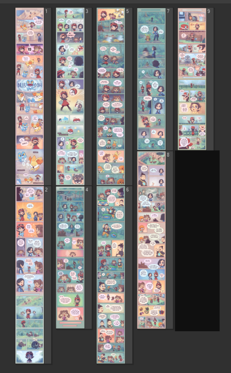 lollitree:  lollitree:When I look at all the parts from this batch altogether now it looks like barely anything ahaha Starting the VERY LONG process of putting the old pages into this file