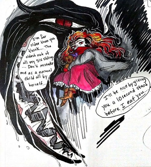 Amuse Me With An Eventful Hunt, Fresh Meat~ Run As Fast As You Can Because When I Get You Heh Well~ Lets