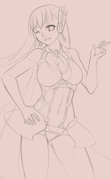 WIP V2 This costume is more fun to draw, adult photos