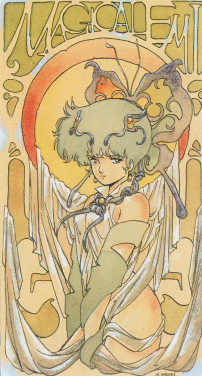 Beautiful Art Nouveau influenced piece by Michitaka Kikuchi.