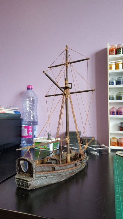 WIP : Sloop-of-War / The Sea FalconHello everyone !I finished the Sea Falcon.Using photos and drawin