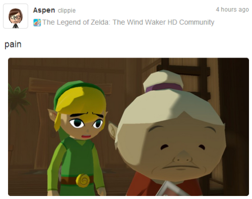 clippie:Miiverse posts from when i was playing wind waker last night