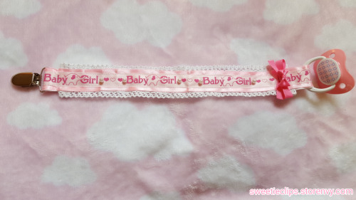 XXX sweetieclips:  Baby Girl Paci Clip now available~! photo