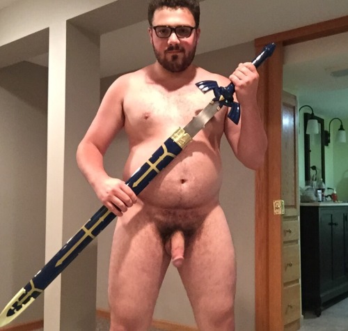 acman39:  I saw a post on Reddit of someone posing with their Master Sword and decided to give it a try. Hopefully Zelda doesn’t mind being saved by someone who lacks green clothing.