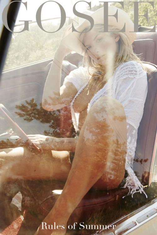 goseemag:  Rules of Summer. Photos: Antoine Verglas. Model: Brittany Leighton 