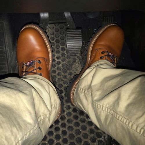 Driving my manual Jeep in my favorite Red Wings. #redwings #redwingboots #redwingshoes #madeinameric